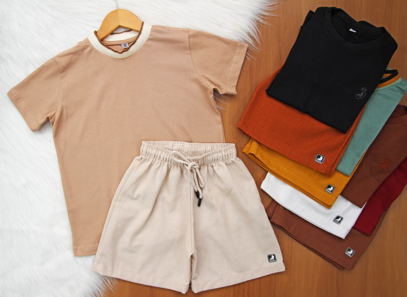 Cj. Short Linho Tl Juvenil