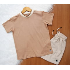 Cj. Short Linho Tl Juvenil