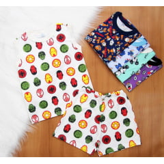 Pijama Estampado Regata Masculino Pijama Estampado Regata Masculino