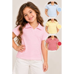 Blusa Gola Listrada F