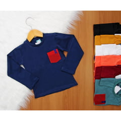 Blusa ML Bolsinho