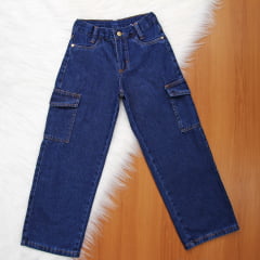 Calça Wide Cargo Juvenil