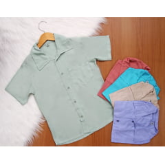 Camisa Botão Juvenil Camisa Botão Juvenil