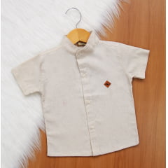 Camisa Gola de Padre Linho 