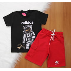 Cj. Add Short Moletom Cargo
