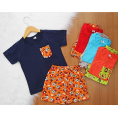 Cj. Bolsinho Short Moletom Cj. Bolsinho Short Moletom