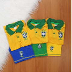 Cj. Brasil Short Moletim