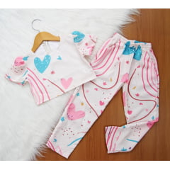 Cj. Calça Estampas F