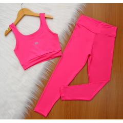 Cj. Cropped Calça Fit
