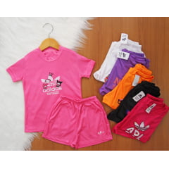 Cj. Dry Fit Juvenil Feminino