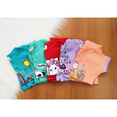 Cj. Estamp Short Saia 