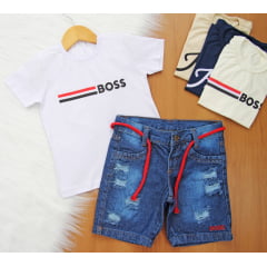 Cj. HB Short Jeans Infantil SD Cj. HB Short Jeans Infantil SD