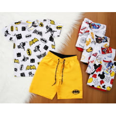 Cj. Heróis Short Bordado Cj. Heróis Short Bordado