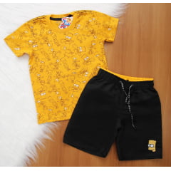 Cj. Heróis Short Bordado