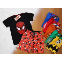 Cj. Heróis Short Estampado Cj. Heróis Short Estampado