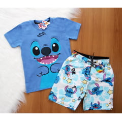 Cj. Heróis Short Estampado 