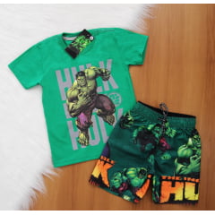 Cj. Heróis Short Estampado 