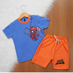 Cj. Homem Aranha Short Dt