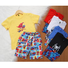 Cj. Homem Aranha Short