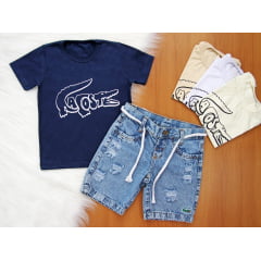 Cj. Lct Short Jeans Infantil SD Cj. Lct Short Jeans Infantil SD
