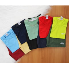 Cj. Liso Short Linho