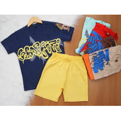 Cj. MD Short Moletom Cj. MD Short Moletom