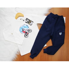 Cj. ML Calça Moletom TT
