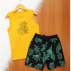 Cj. Multimarcas Regata Short Estampado