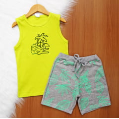 Cj. Multimarcas Regata Short Estampado