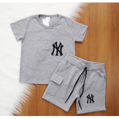 Cj. NY Short Moletom 