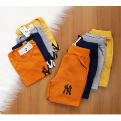 Cj. NY Short Moletom 