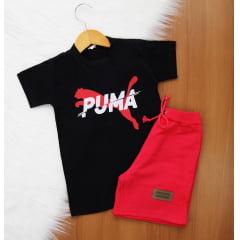 Cj. PM Short Moletom 