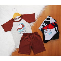 Cj. Raglan Estamp Short