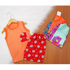 Cj. Regata Bolsinho Estampado