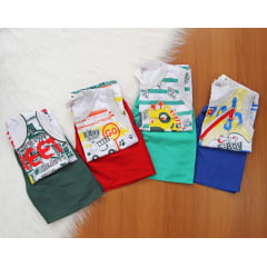 Cj. Regata Estampada Short Tactel