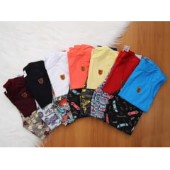 Cj. Regata Short Moletim Estampado