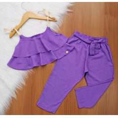Cj. Rev Cropped Calça