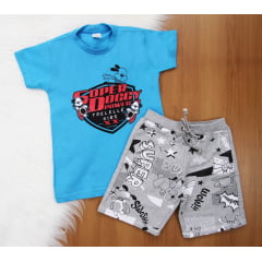 Cj. SD Short Moletom 