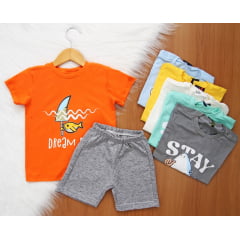 Cj. Shark Short Moletom