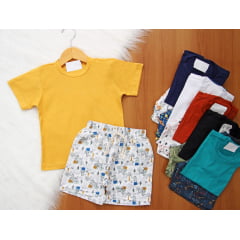 Cj. Short Estampado Premium Cj. Short Estampado Premium