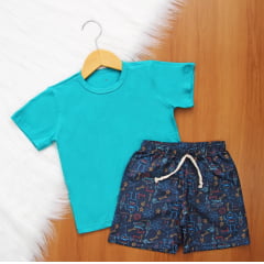 Cj. Short Estampado Premium 
