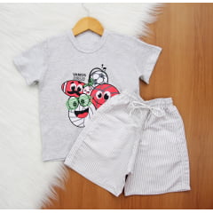 Cj. Short Listrado TC