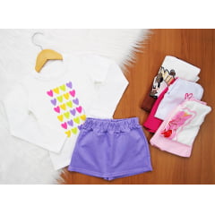 Cj. Short Saia Blusa ML Core