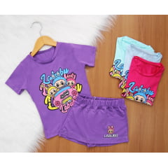 Cj. Short Saia Labubu