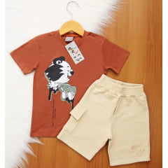 Cj. TT Short Moletom Life