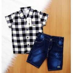 Cj. Lct Xadrez Jeans