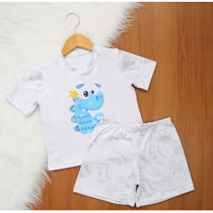 Pijama Manga Curta Masculino Premium