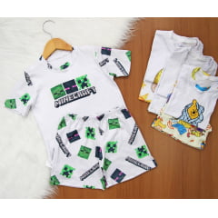 Pijama Manga Curta Masculino Premium