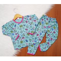 Pijama Manga Longa Feminino Et