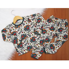 Pijama Manga Longa Masculino ET